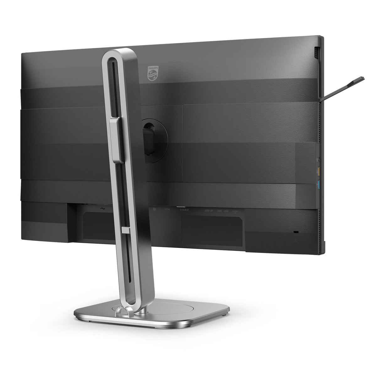 Philips 24b2g5200 23.8 monitor (zilver zwart, vga, hdmi, displayport, usb, audio, 100 hz)