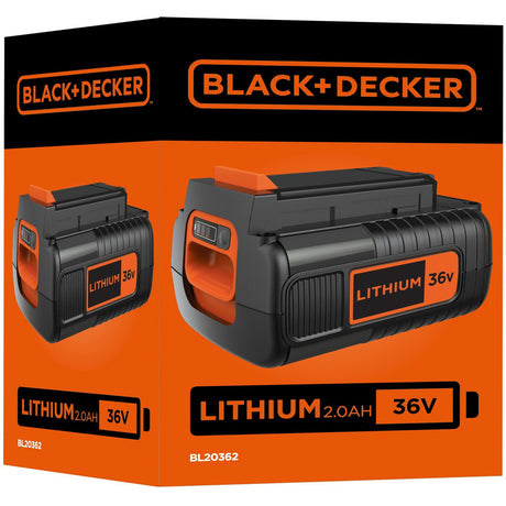 Black+decker accu bl20362 oplaadbare batterij (zwart oranje, 36v, 2ah)