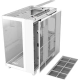 Nzxt h9 elite midi tower behuizing (wit | 2x usb-a | 1x usb-c | rgb | tempered glass)