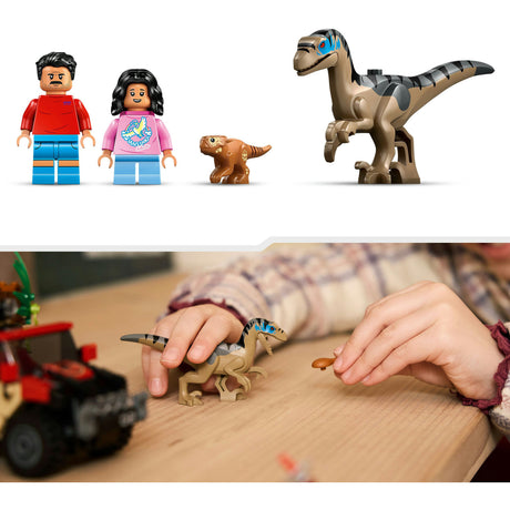 Lego ® jurassic world offroad raptorontsnapping - 76972