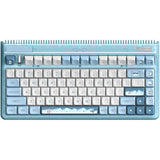 Iqunix og80 wintertide wireless mechanical keyboard (lichtblauw, us lay-out (qwerty), cherry mx red, 80% (tkl), rgb leds, hot-swappable, pbt, 2.4ghz | bluetooth 5.1 | usb-c)