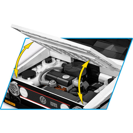 Cobi volkswagen golf gti (1976-1983) - executive edition constructiespeelgoed (schaal 1:12)