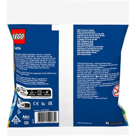 Lego sonic the hedgehog - kiki's kokosnotenaanval constructiespeelgoed (30676)