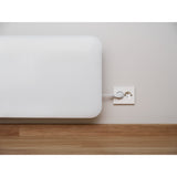 Mill steel wifi paneelverwarming pa700wifi4, 700 watt convector (wit, wifi 2,4 ghz (wifi 6), bluetooth 5.2, zigbee 3.0 + app)