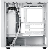 Cooler master masterbox 600 midi tower behuizing (wit | 2x usb-a | 1x usb-c | rgb | tempered glass)