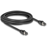 Delock netwerkabel s ftp, rj-45 met cat.8.1 (zwart, 3 meter)