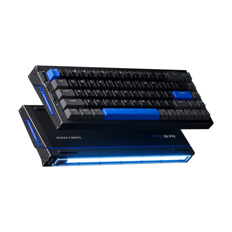 Mchose ace 68 turbo full-aluminum esports hall effect keyboard (zwart, us lay-out (qwerty), mount tai gt he, 65%, 16k, rgb, hot swap, usb-c, hall effect sensor)