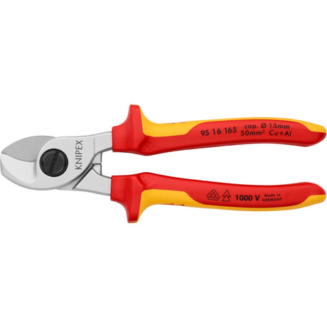 Knipex 95 16 165 kabelschaar vde - professioneel en krachtig knipgereedschap