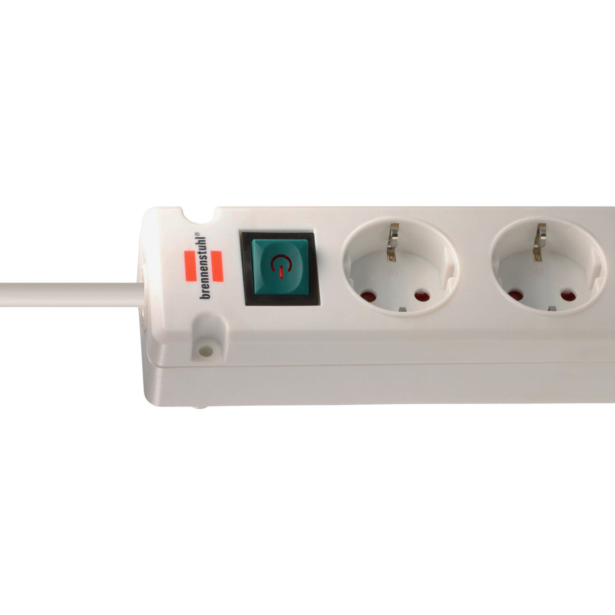 Brennenstuhl bremounta stekkerdoos 5-voudig met 2 usb c-laadcontactdozen (wit, 5x stekker, 2x usb-c, 2x usb c)