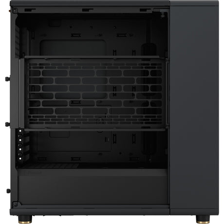 Fractal design north midi tower behuizing (zwart houtkleur | 2x usb-a | 1x usb-c)