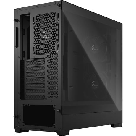 Fractal design pop silent black tg clear tint midi tower behuizing (zwart | 2x usb-a | tempered glass)