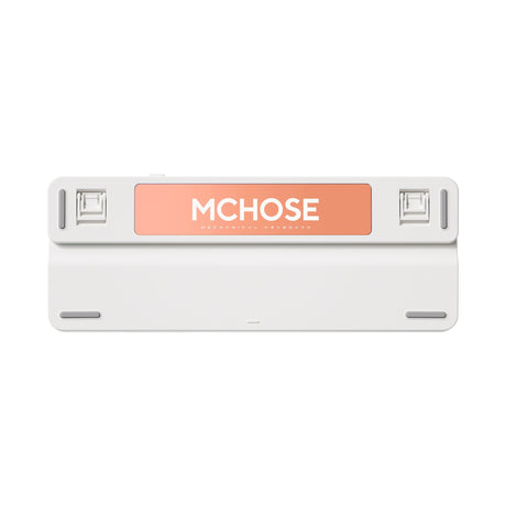 Mchose k99 horizon orange hyacinth wireless gasket mount mechanical rgb toetsenbord (wit, us lay-out (qwerty), ktt hyacinth, rgb, hot swap, double-shot pbt, draadloos | bluetooth | usb-c)