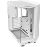 Nzxt h6 flow rgb midi tower behuizing (wit | 2x usb-a | 1x usb-c | rgb | tempered glass)