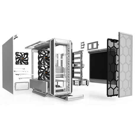 Be quiet! silent base 802 midi tower behuizing (wit | 2x usb-a | 1x usb-c)