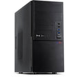 Inter-tech it-6865 midi tower behuizing (zwart | 4x usb-a | 1x usb-c)