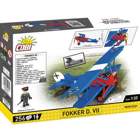 Cobi historical collection - fokker d.vii constructiespeelgoed (schaal 1:32)