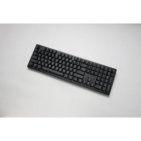 Ducky zero 6108 classic black rgb mechanisch gaming toetsenbord (zwart, us lay-out (qwerty), cherry mx2a red, 100%, rgb leds, double-shot pbt, hot swap, 2.4ghz | bluetooth | usb-c)