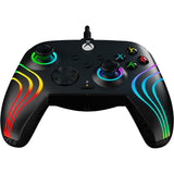 Pdp wired controller - afterglow wave (zwart, xbox series x|s, xbox one, pc)