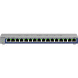 Netgear 16-poorts gigabit ethernet unmanaged switch (gs116v3) (grijs)