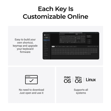 Keychron q6 ultra-m4 8k wireless custom mechanical keyboard (zwart, us lay-out (qwerty), silk pom banana, 100%, rgb, hot swap, 8k, 2.4 ghz bluetooth 5.2 usb-c)