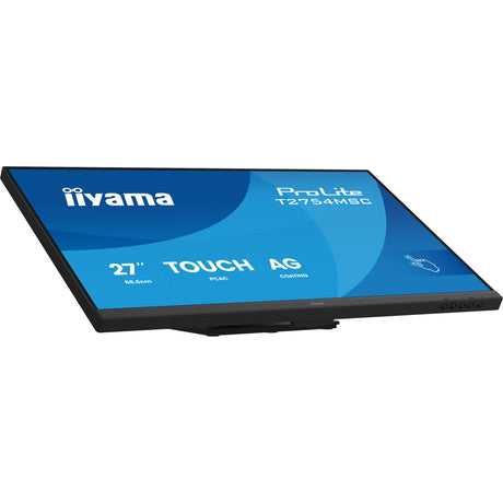 Iiyama prolite t2754msc-b2ag 27 touchscreen monitor (zwart (mat), 1x hdmi, 1x vga, 2x usb-a)