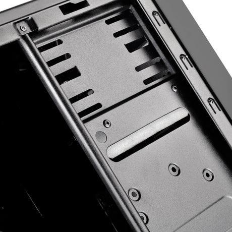 Silverstone sst-ps13b midi tower behuizing (zwart | 2x usb-a)