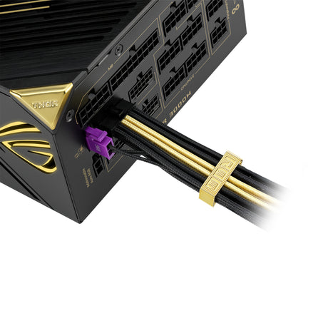Asus rog thor titanium iii edition 20 (rog equalizer) modulaire 3000 watt voeding (zwart, 4x 12v-2x6, 3x pcie)