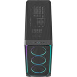 Fractal design meshify 3 xl ambience pro rgb big tower behuizing (zwart | 2x usb-a | 1x usb-c | rgb | tempered glass)