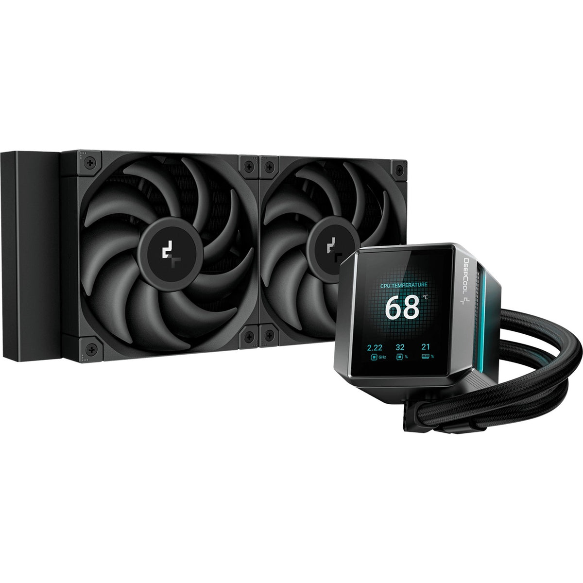 Deepcool mystique 240 waterkoeling (zwart)