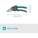 Gardena snoeischaar premiumcut voor vers hout met bypass-snede (grijs turquoise, 22 mm snoeidiameter)