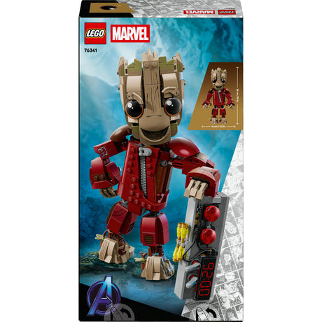 Lego marvel super heroes - groot in ravager jumpsuit constructiespeelgoed (76341)