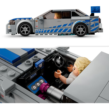 Lego speed champions - 2 fast 2 furious nissan skyline gt-r (r34) constructiespeelgoed (76917)