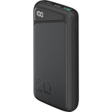 Goobay quick charge powerbank 20.000 mah - 74 wh (zwart, usb-c pd, qc 3.0)