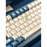 Iqunix zx75 sky encounter wireless mechanical keyboard (blauw, us lay-out (qwerty), iqunix little prince, 75%, rgb leds, hot-swappable, double-shot pbt, 2.4ghz | bluetooth 5.1 | usb-c)