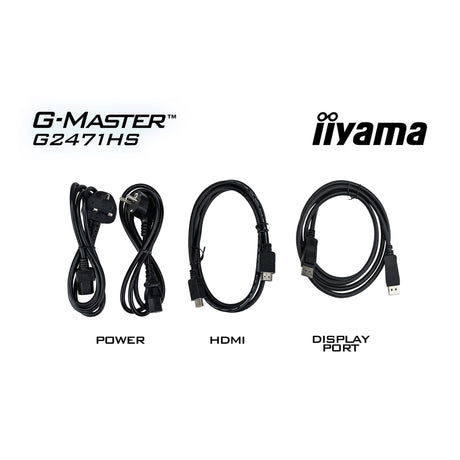 Iiyama g-master red eagle g2471hs-b1 23.8 gaming monitor (zwart, 1x displayport, 2x hdmi, 240 hz)