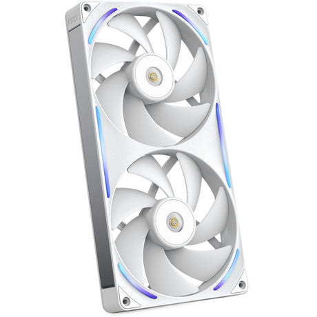 Nzxt performance fan f280x rgb case fans (wit, 2 stuks, 280 x 140 x 30 mm, pwm)