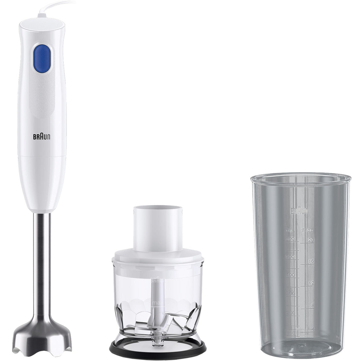 Braun multiquick 1 mq10.201m staafmixer (wit)