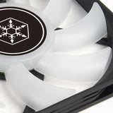 Silverstone air slimmer 120 argb case fan (zwart, 120 x 120 x 15 mm, pwm)