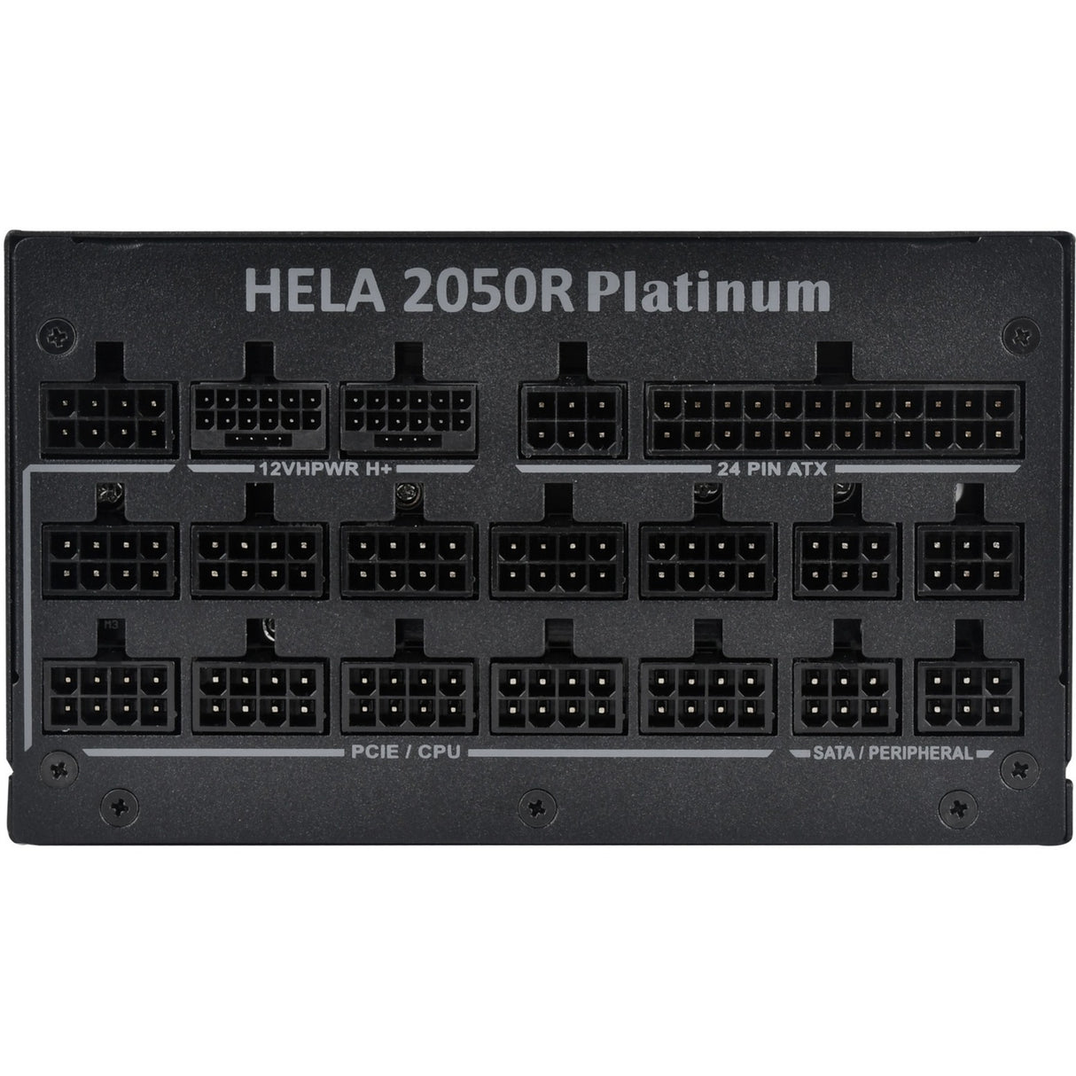 Silverstone hela 2050r platinum, modulaire 2050 watt voeding (zwart, 14x pcie)