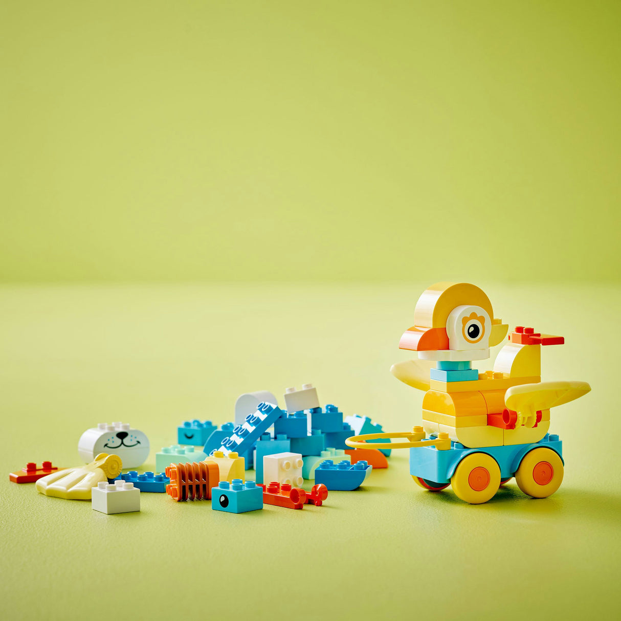 Lego duplo 3-in-1 dieren op wielen peuterspeelgoed - 10448