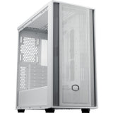 Cooler master masterbox 600 lite midi tower behuizing (wit | 2x usb-a | 1x usb-c | rgb | tempered glass)