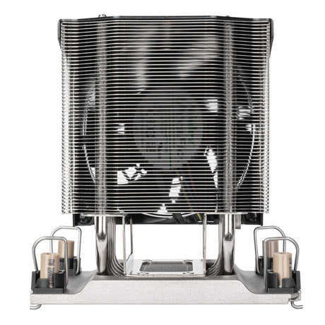 Silverstone sst-xe04-4677vb cpu-koeler (zwart, 4-pins pwm fan-connector)