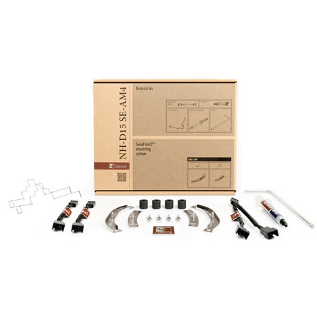 Noctua nh-d15 se-am4 cpu-koeler (bruin beige, 4 pins pwm fan-connector)