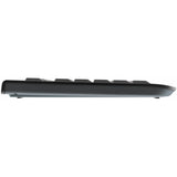Cherry kw 3000 toetsenbord (zwart, eu lay-out (qwerty), rubberdome, 100%, 2,4ghz)