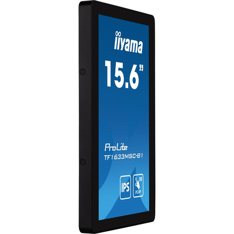 Iiyama prolite tf1633msc-b1 15.6 touchscreen monitor (zwart, 1x displayport, 1x hdmi, 2x usb-a)