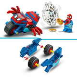 Lego marvel - spidey op zijn motor vs. rhino constructiespeelgoed (11206)