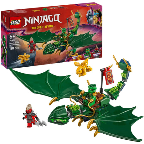 Lego ninjago - lloyds groene bosdraak constructiespeelgoed (71829)