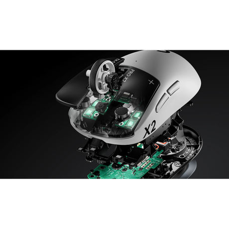 Logitech g pro x2 superstrike gaming muis (lichtgrijs zwart, 100 - 44.000 dpi)