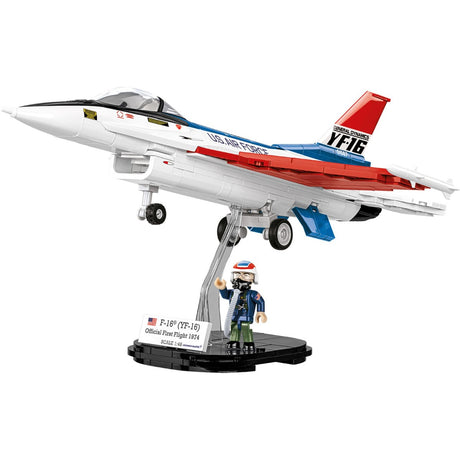 Cobi armed forces - f-16 (yf-16) first flight 1974 constructiespeelgoed (schaal 1:48)