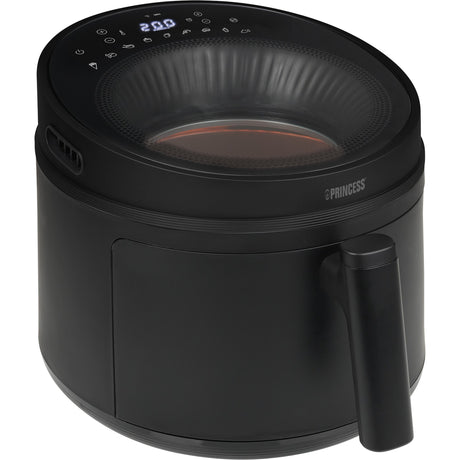 Princess cyclone vision airfryer heteluchtfriteuse (zwart, 5 liter)